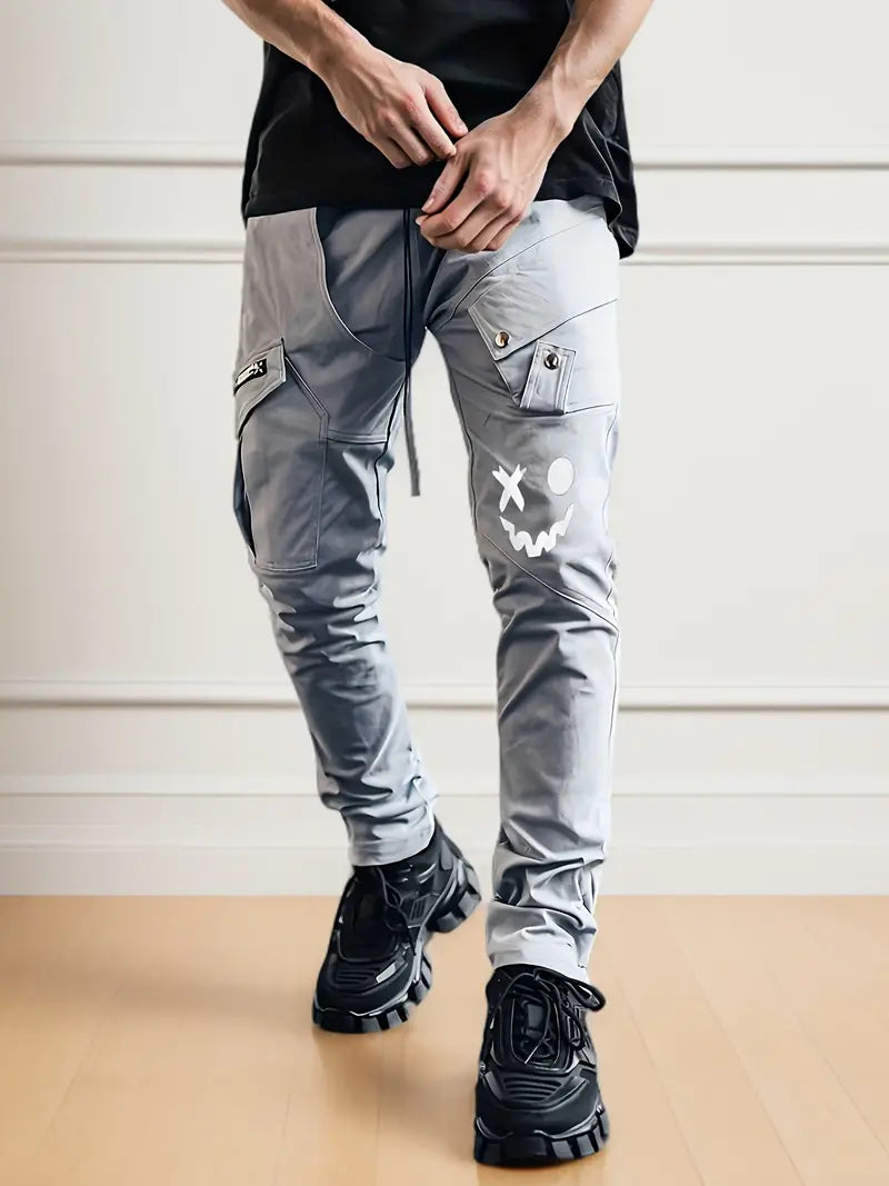 Daniel – pantalon cargo décontracté avec poches zippées