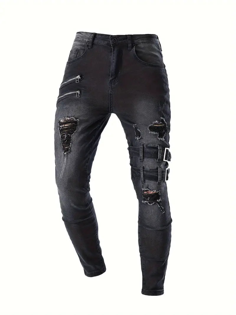 Mason – Jean biker décontracté pour homme