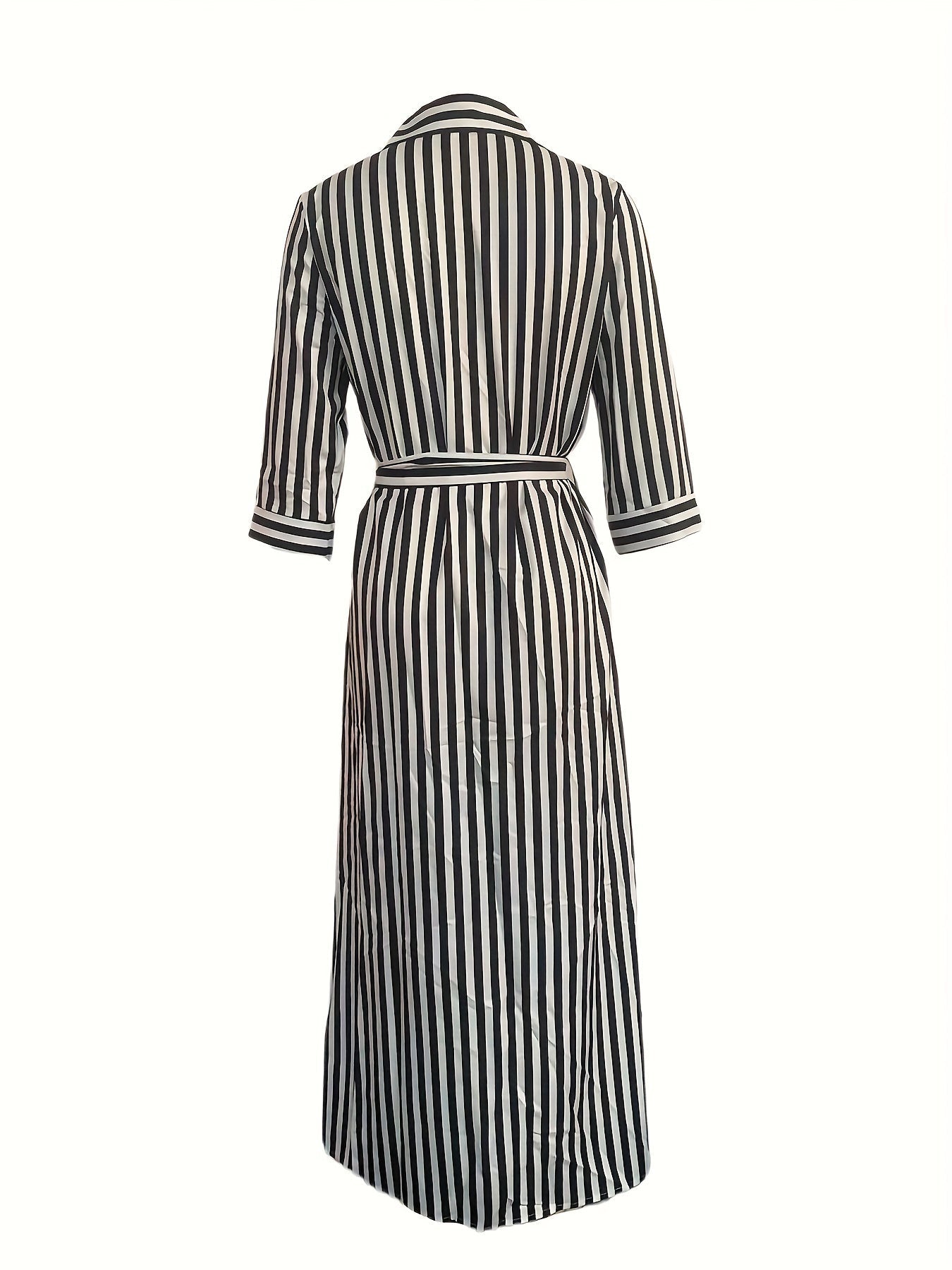 Aliyah - Gestreiftes Maxikleid