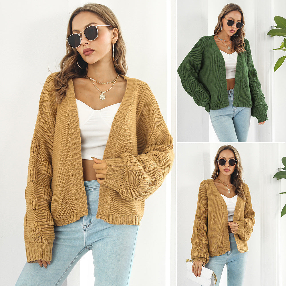 Yunel | Cardigan chic et confortable à manches bouffantes