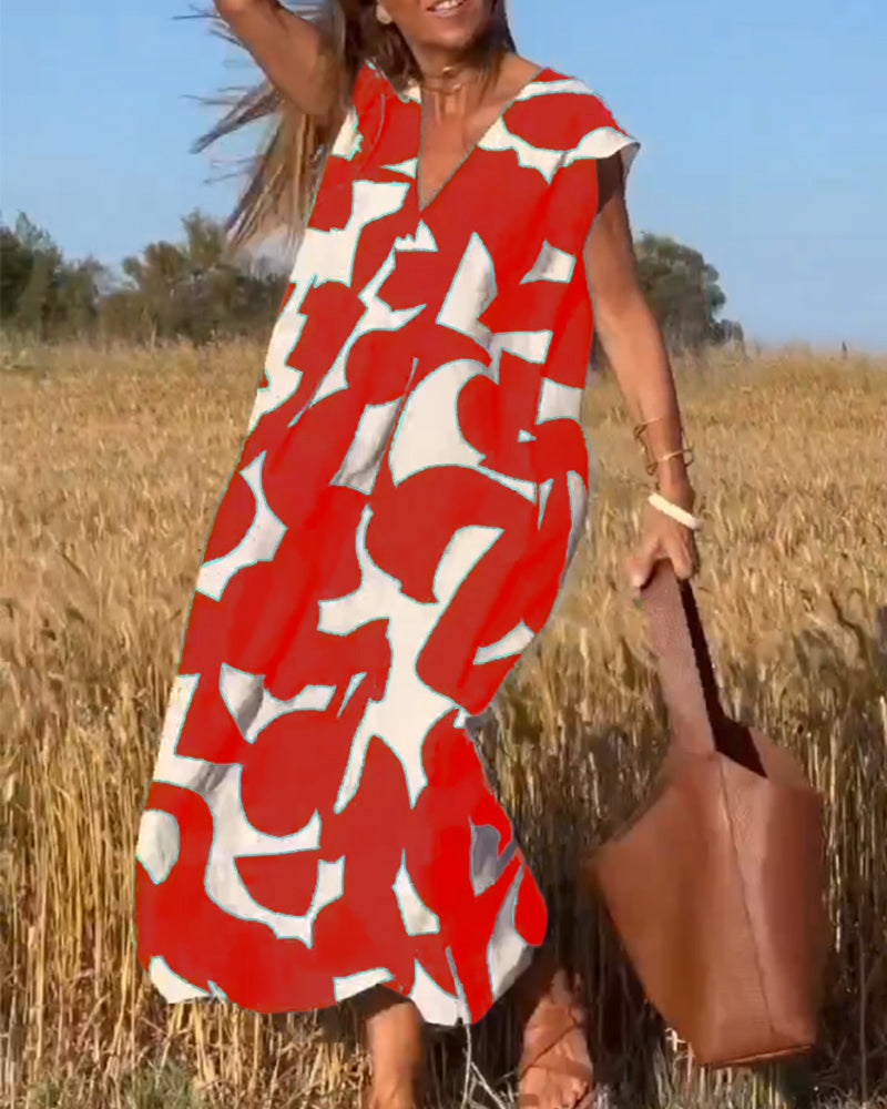 Zoey - Robe longue - Élégance décontractée