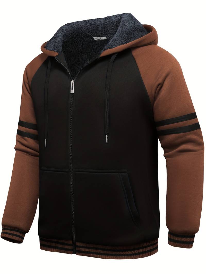 Jason – flauschige jacke mit kapuze