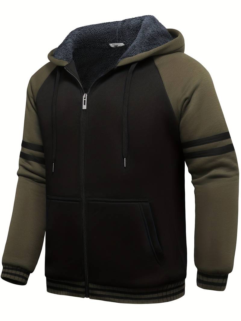 Jason – flauschige jacke mit kapuze