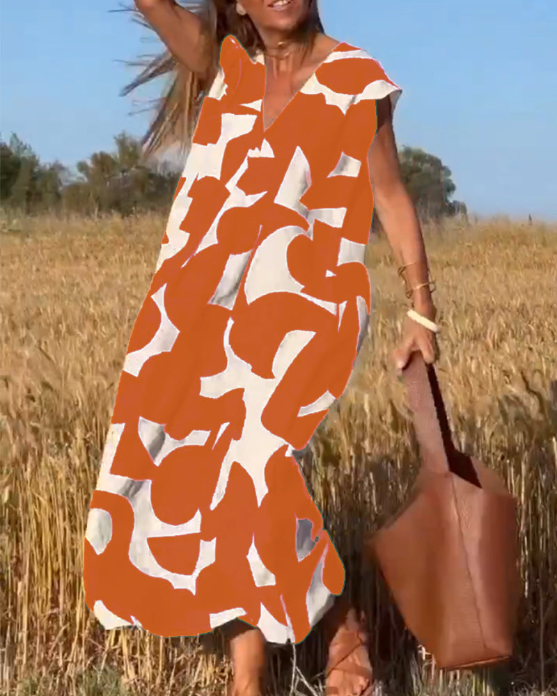 Zoey - Robe longue - Élégance décontractée