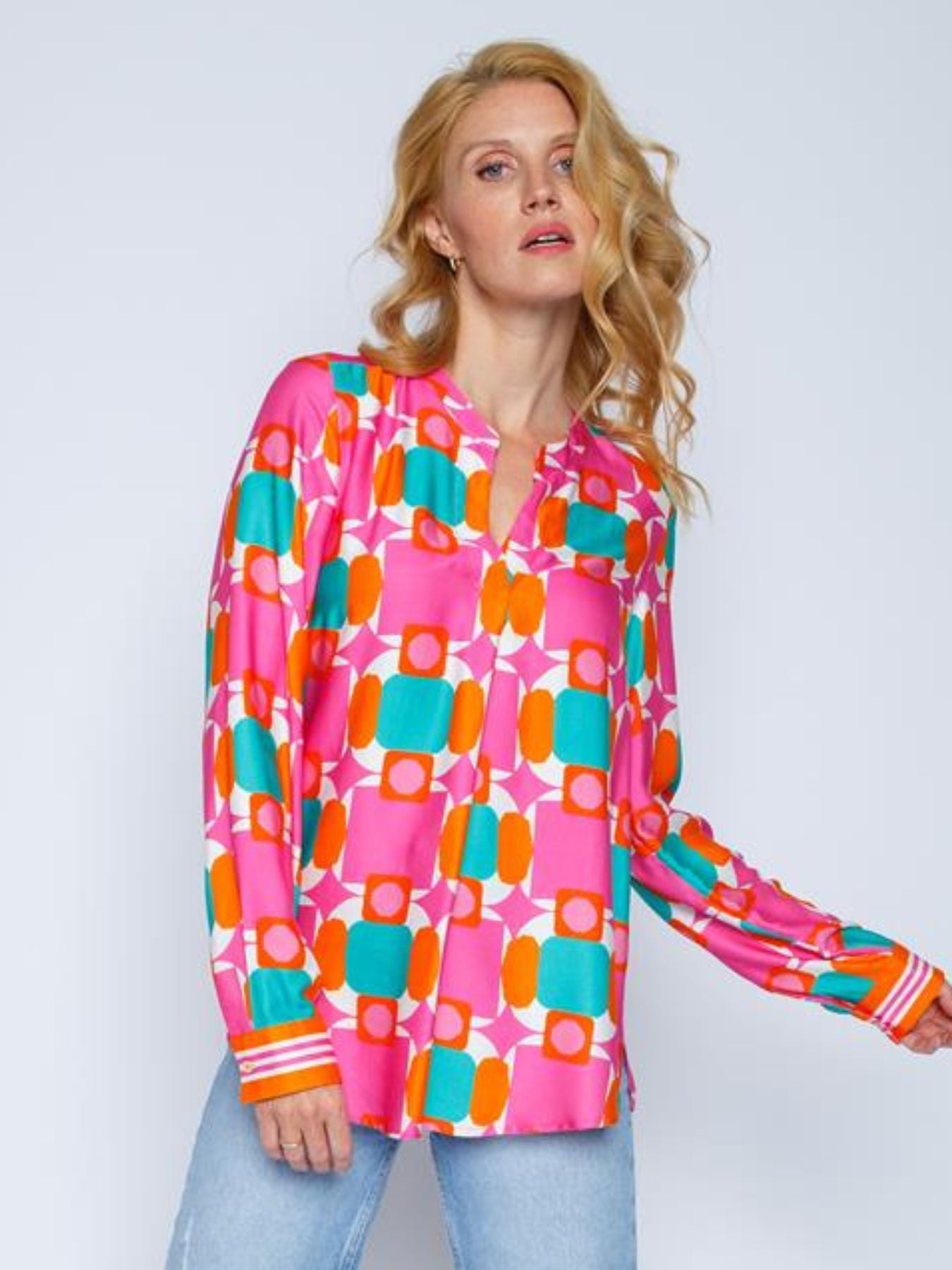 Bellachicha Geometrik Pink