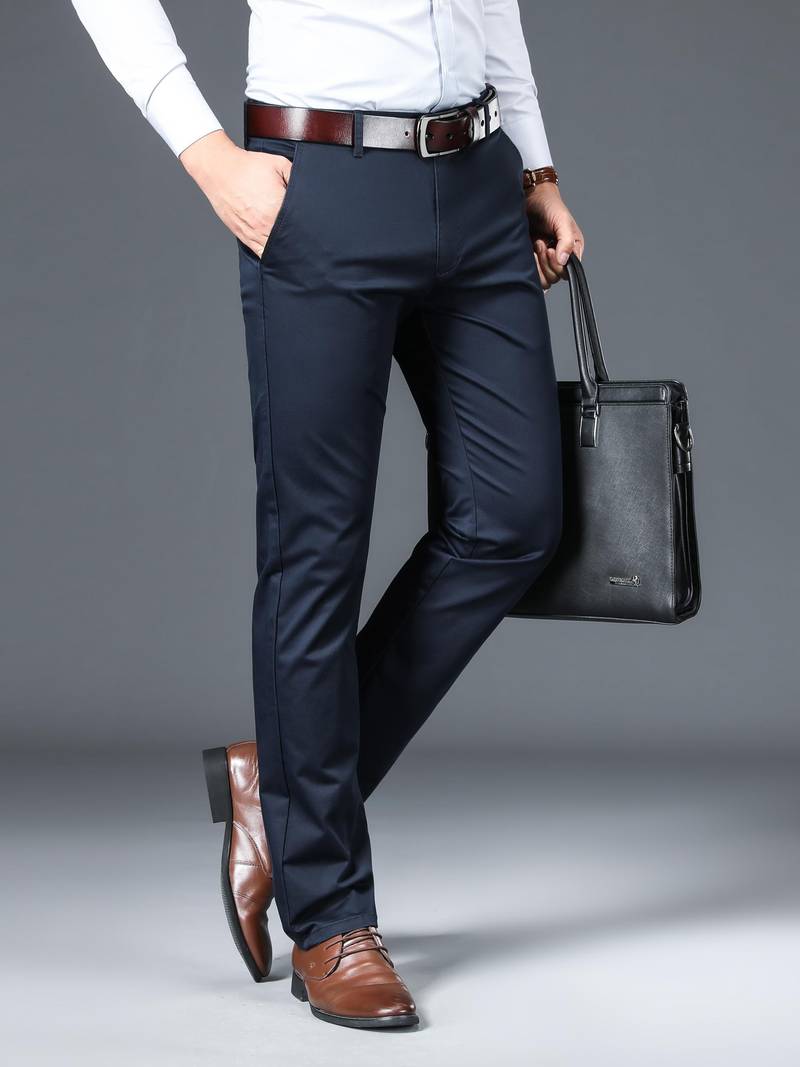 Owen – Pantalon de costume au design classique pour homme