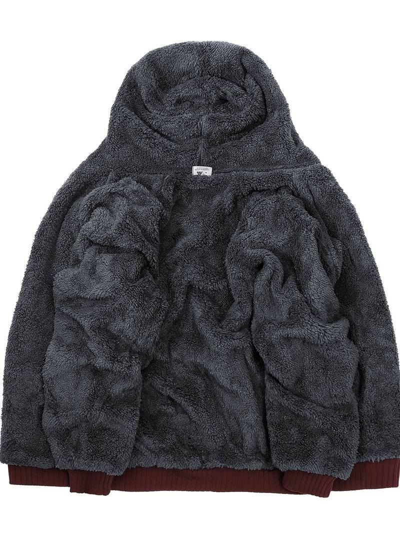 Jason – flauschige jacke mit kapuze