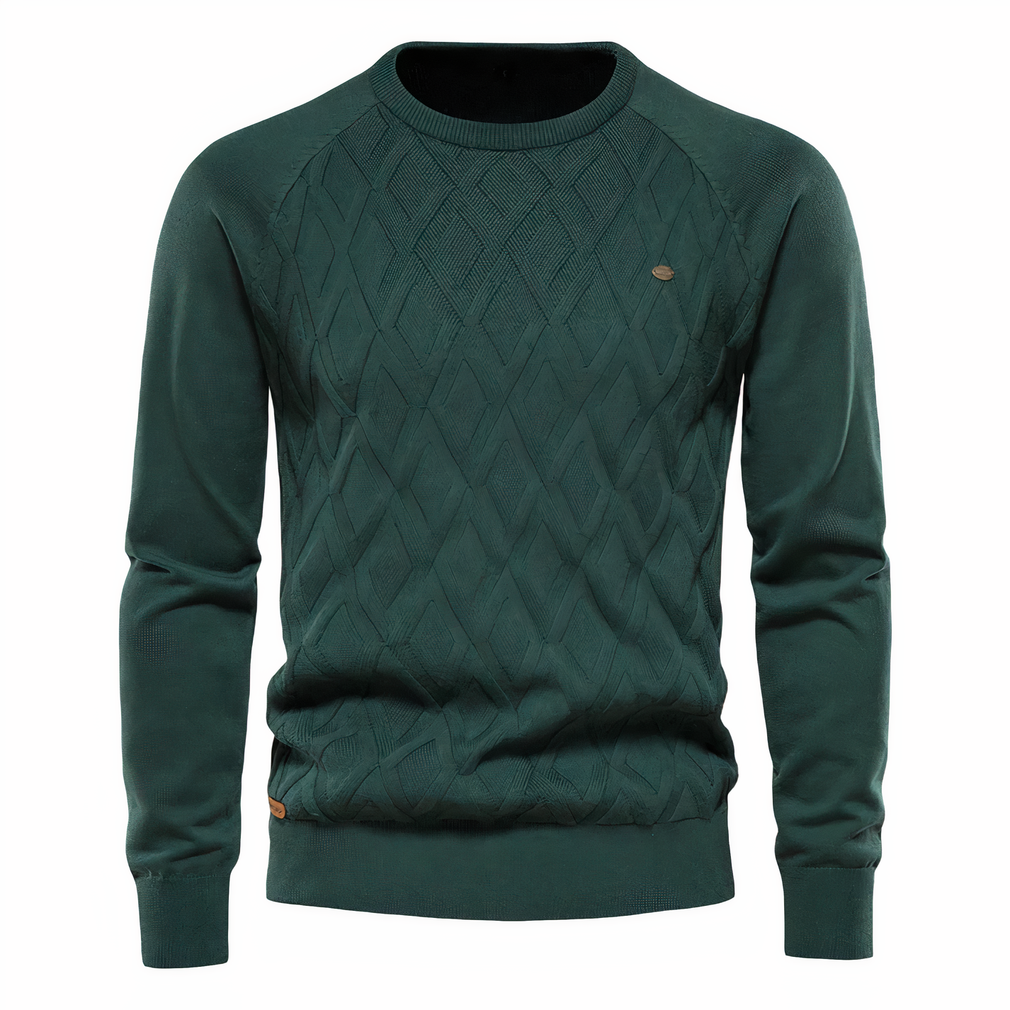 Pull homme en maille à motif losanges - Adam