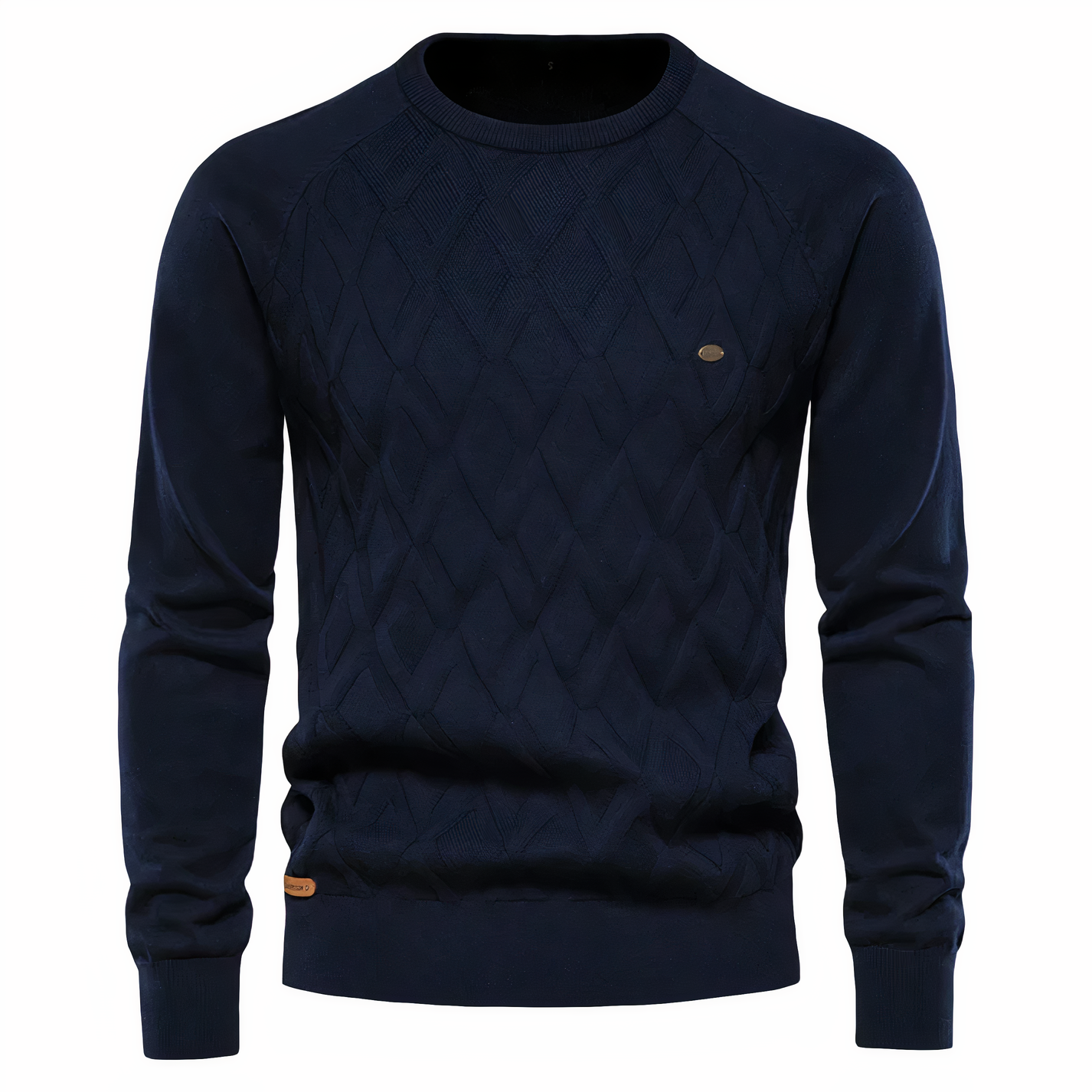 Pull homme en maille à motif losanges - Adam