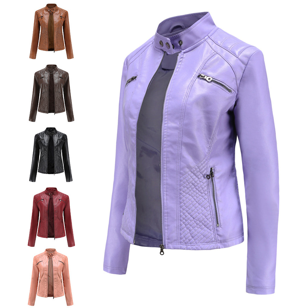 Xandrah | Veste en cuir élégante