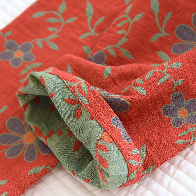 Amelia | Pyjama-Set Baumwolle mit Blumenmuster