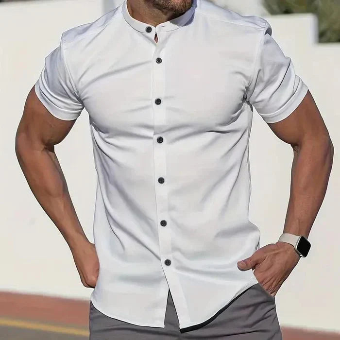 James - chemise à manches courtes du pasteur