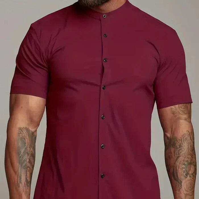 James - chemise à manches courtes du pasteur