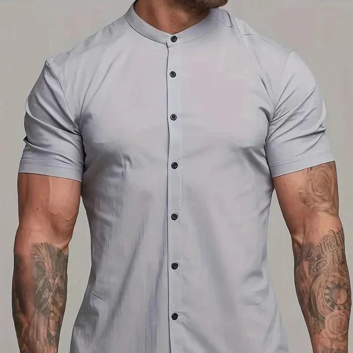 James - chemise à manches courtes du pasteur