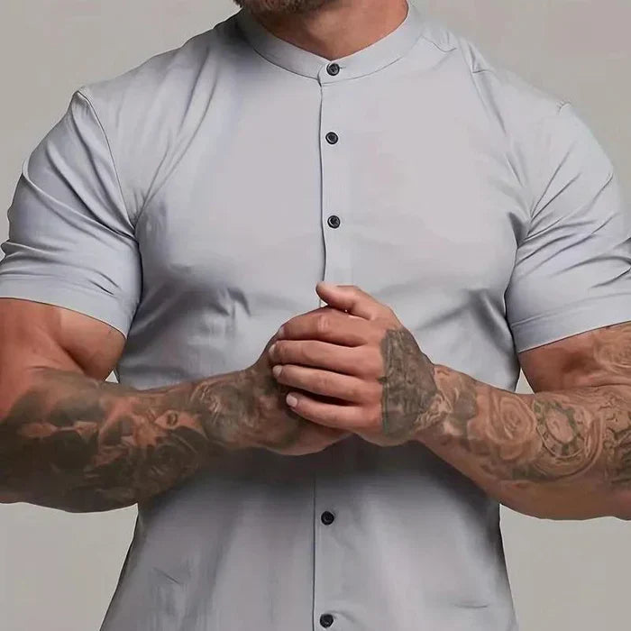 James - chemise à manches courtes du pasteur