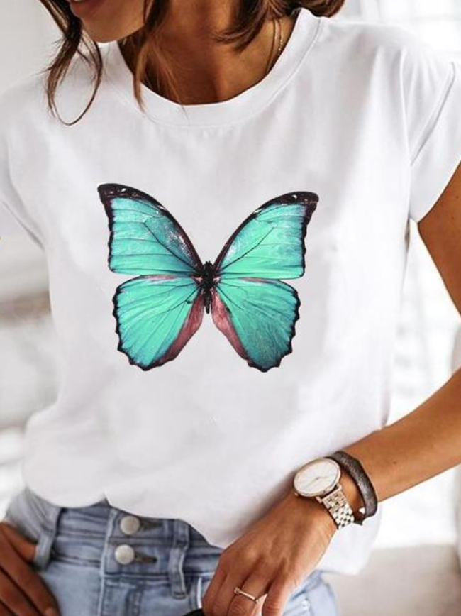 ROSALINDA - T-shirt super stylé aux motifs estivaux extravagants