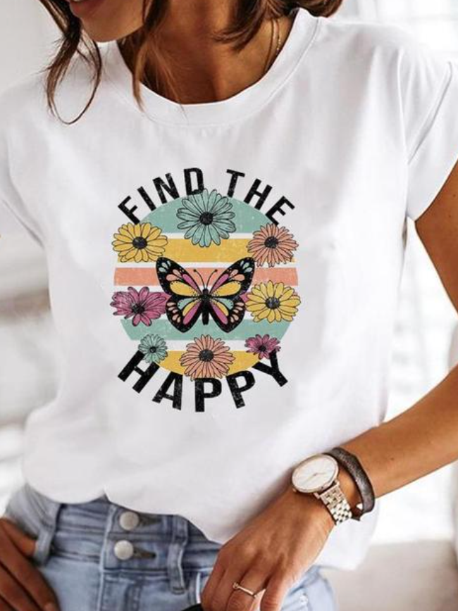 ROSALINDA - T-shirt super stylé aux motifs estivaux extravagants