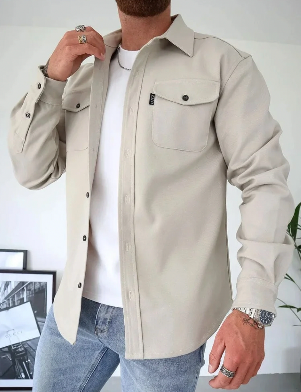 Christopher – chemise élégante pour l'automne