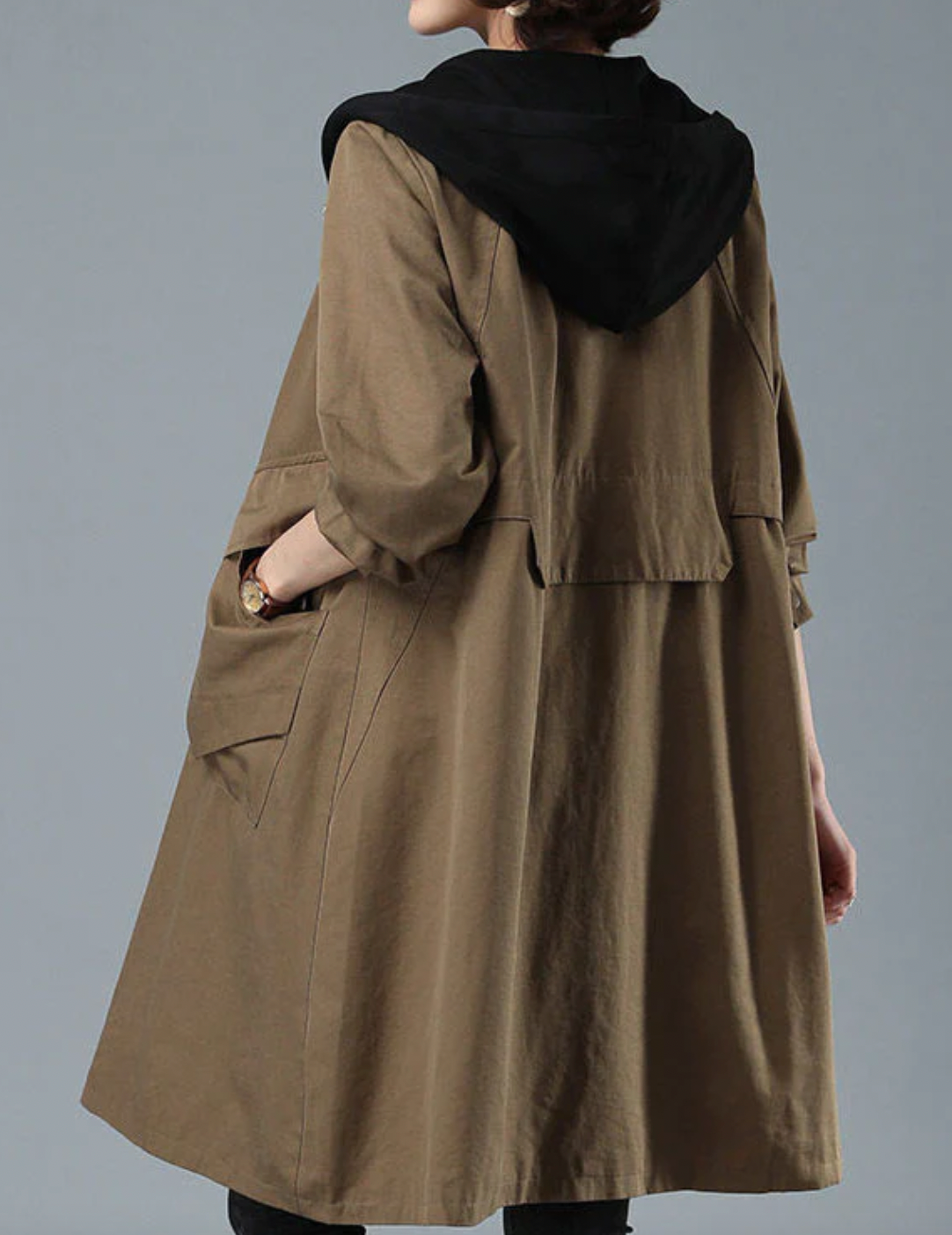 MILLAS - Veste longue chaude pour l'automne et l'hiver