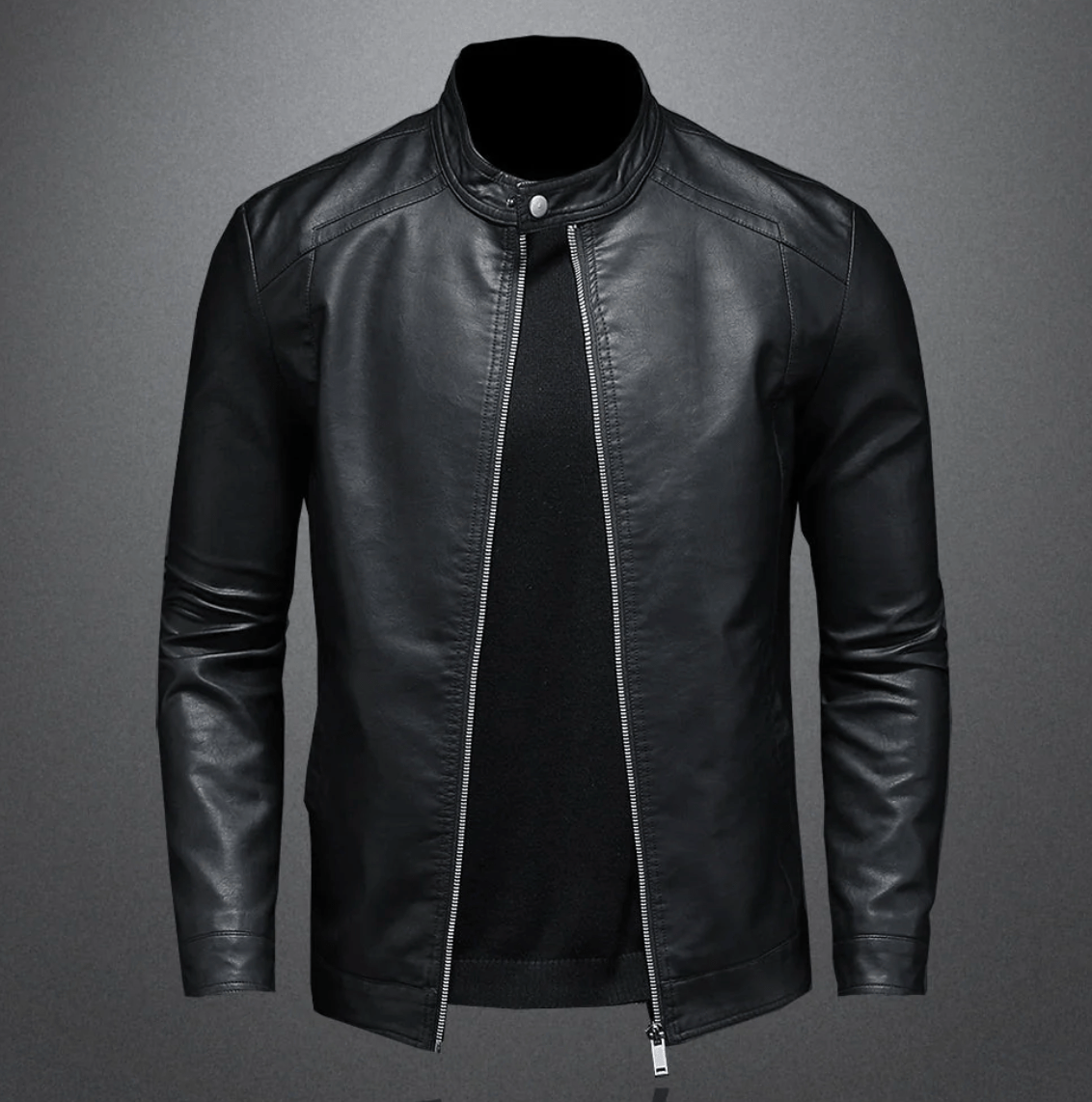 Veste en cuir pour homme Alex™ ×