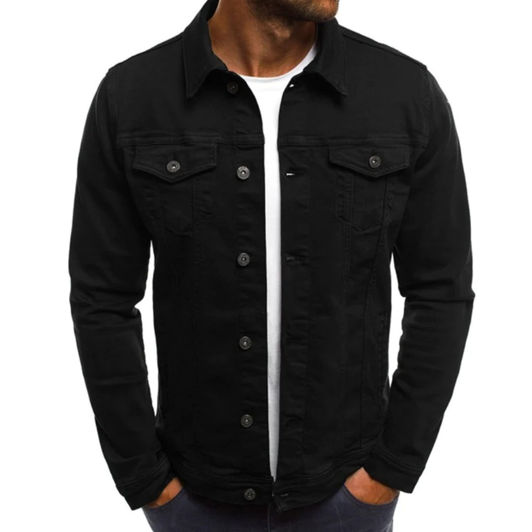Jarred - Langärmelige, schmale Jeansjacke