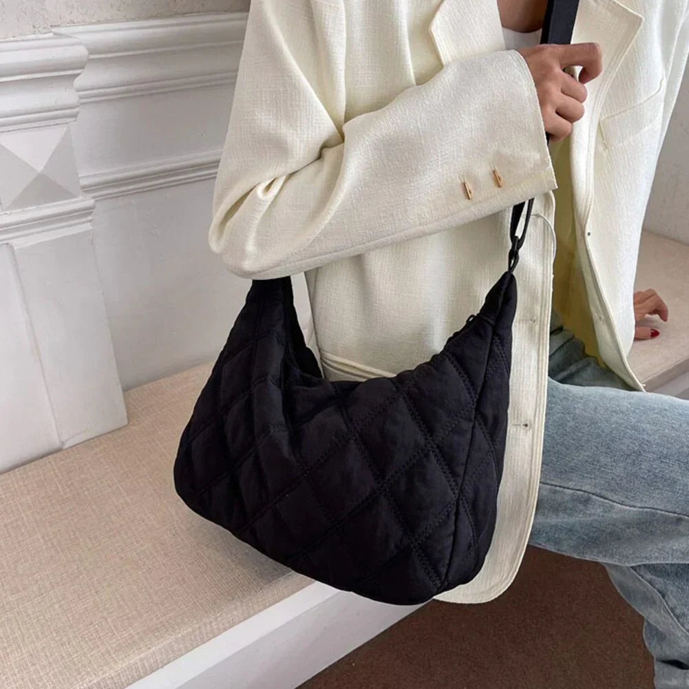 gesteppte Puffertasche
