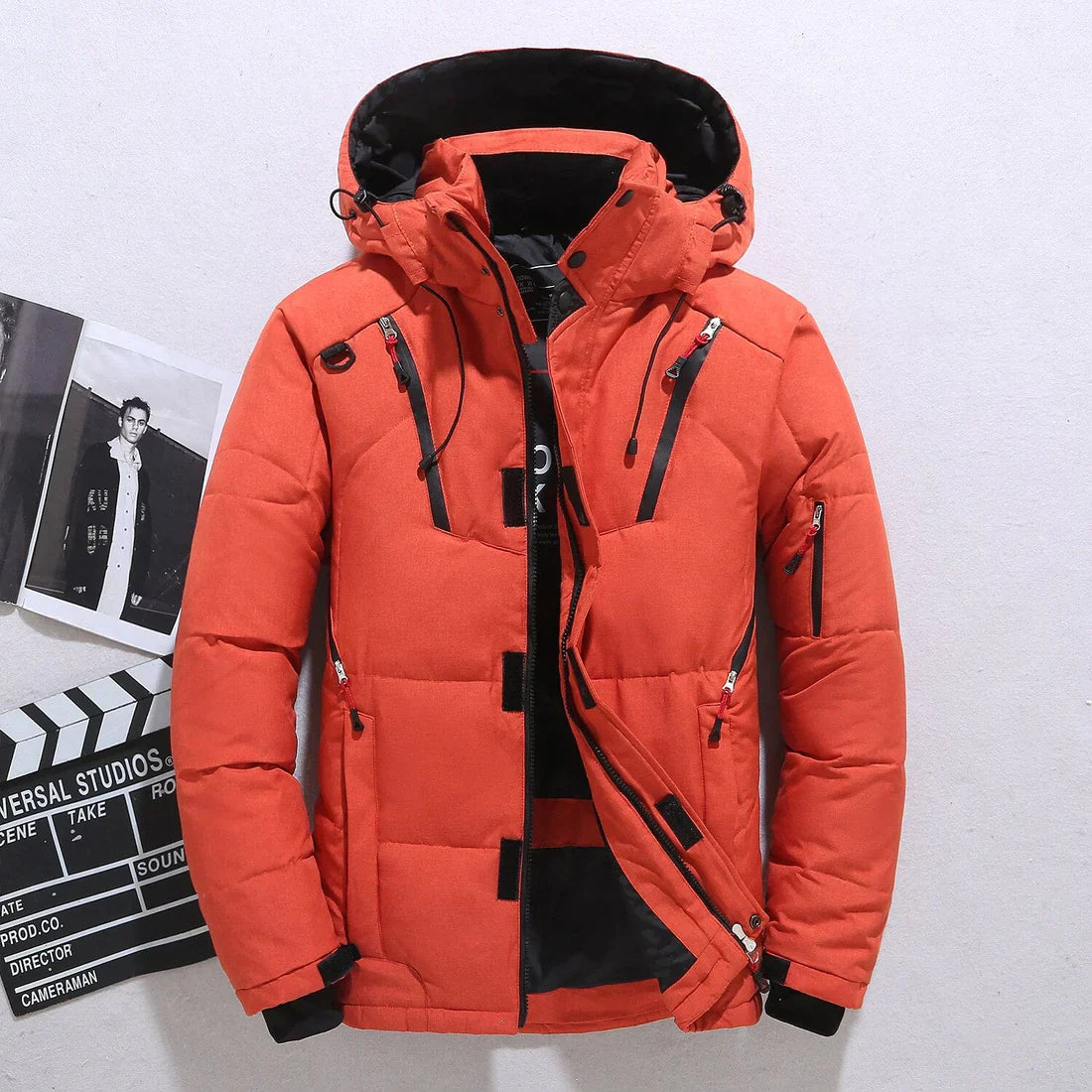 Brandon – Veste d'hiver matelassée à capuche
