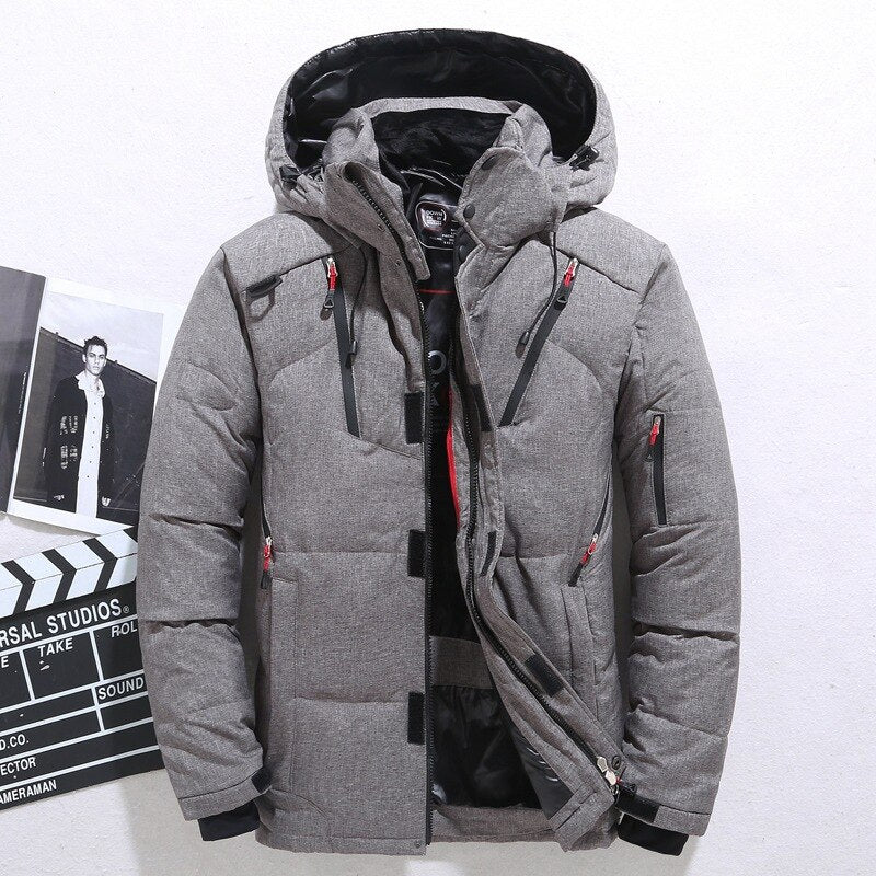 Brandon – Veste d'hiver matelassée à capuche