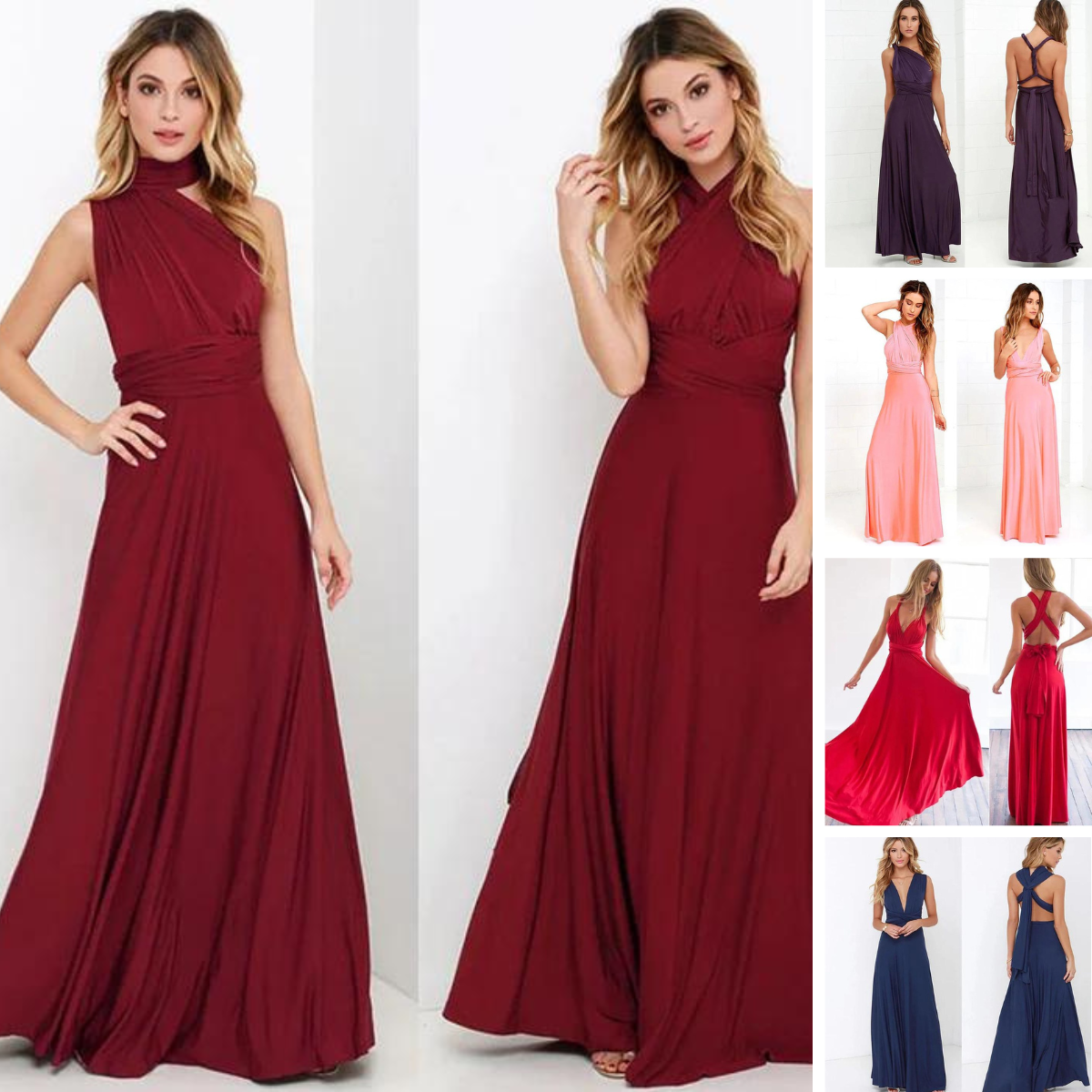 Bree - Elastisches Wickelkleid mit Riemen