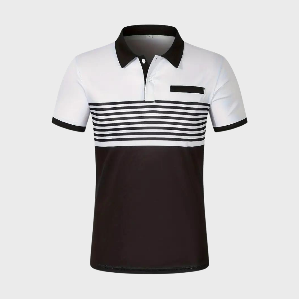 Polo rayé pour homme