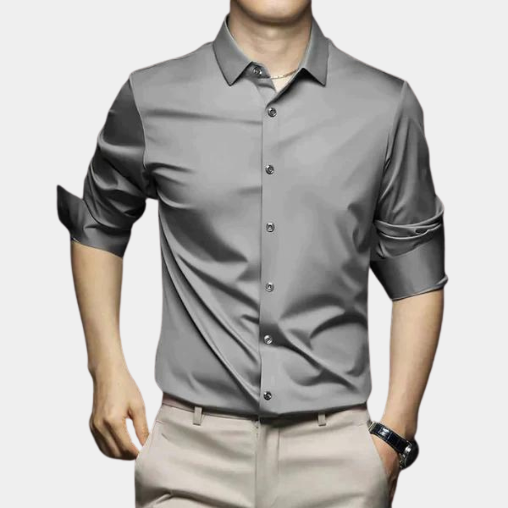 Chemise classique infroissable pour homme