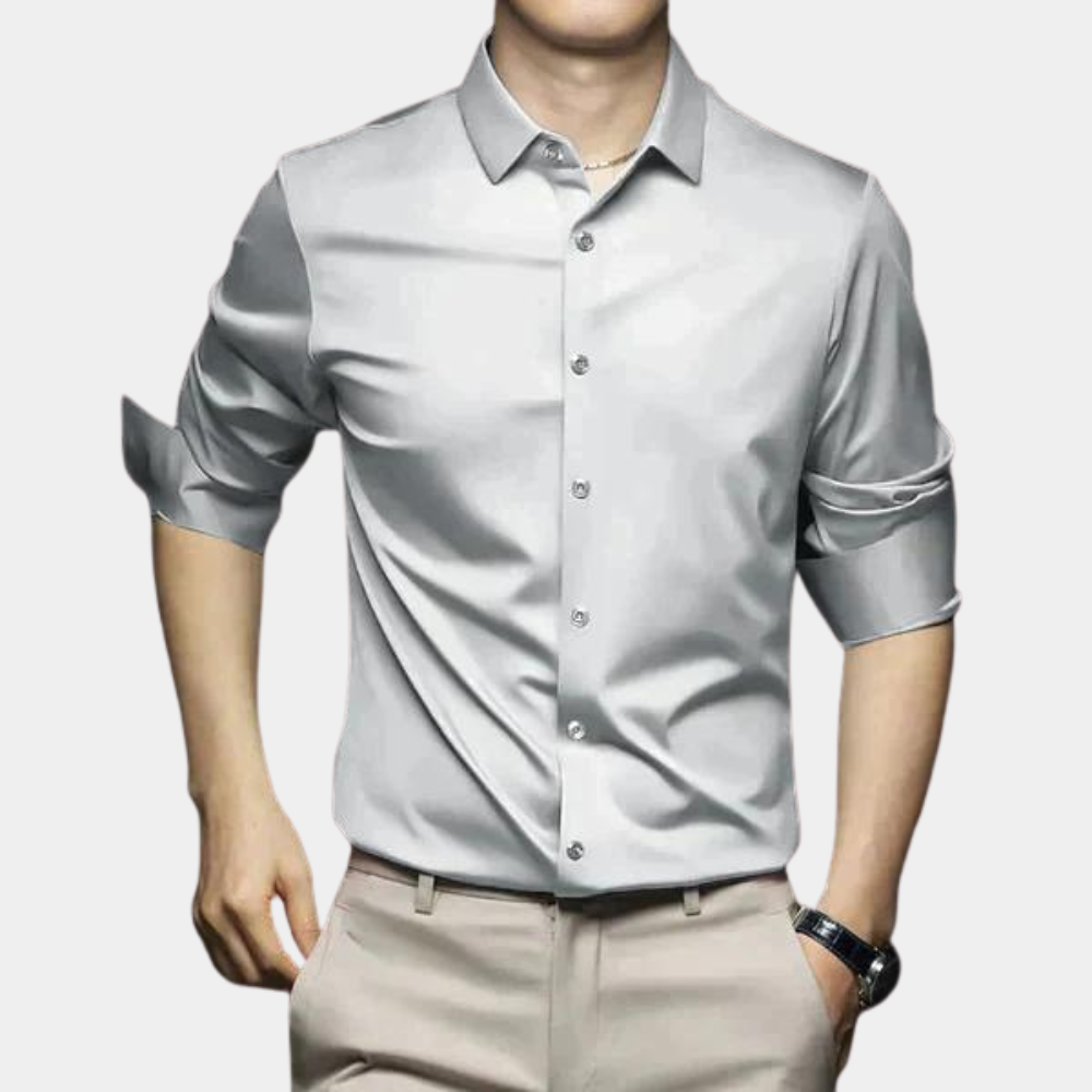 Chemise classique infroissable pour homme