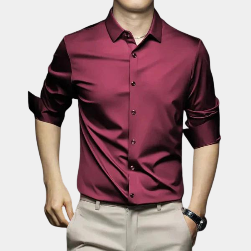 Chemise classique infroissable pour homme