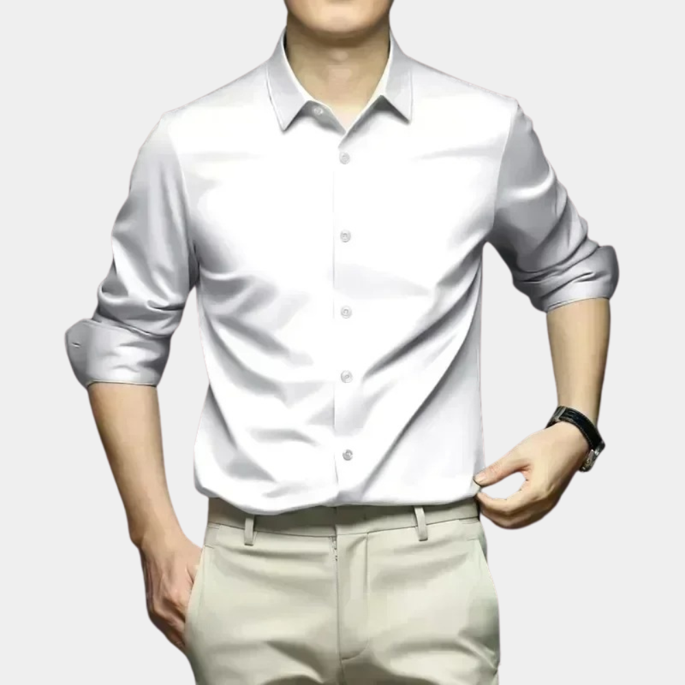 Chemise classique infroissable pour homme