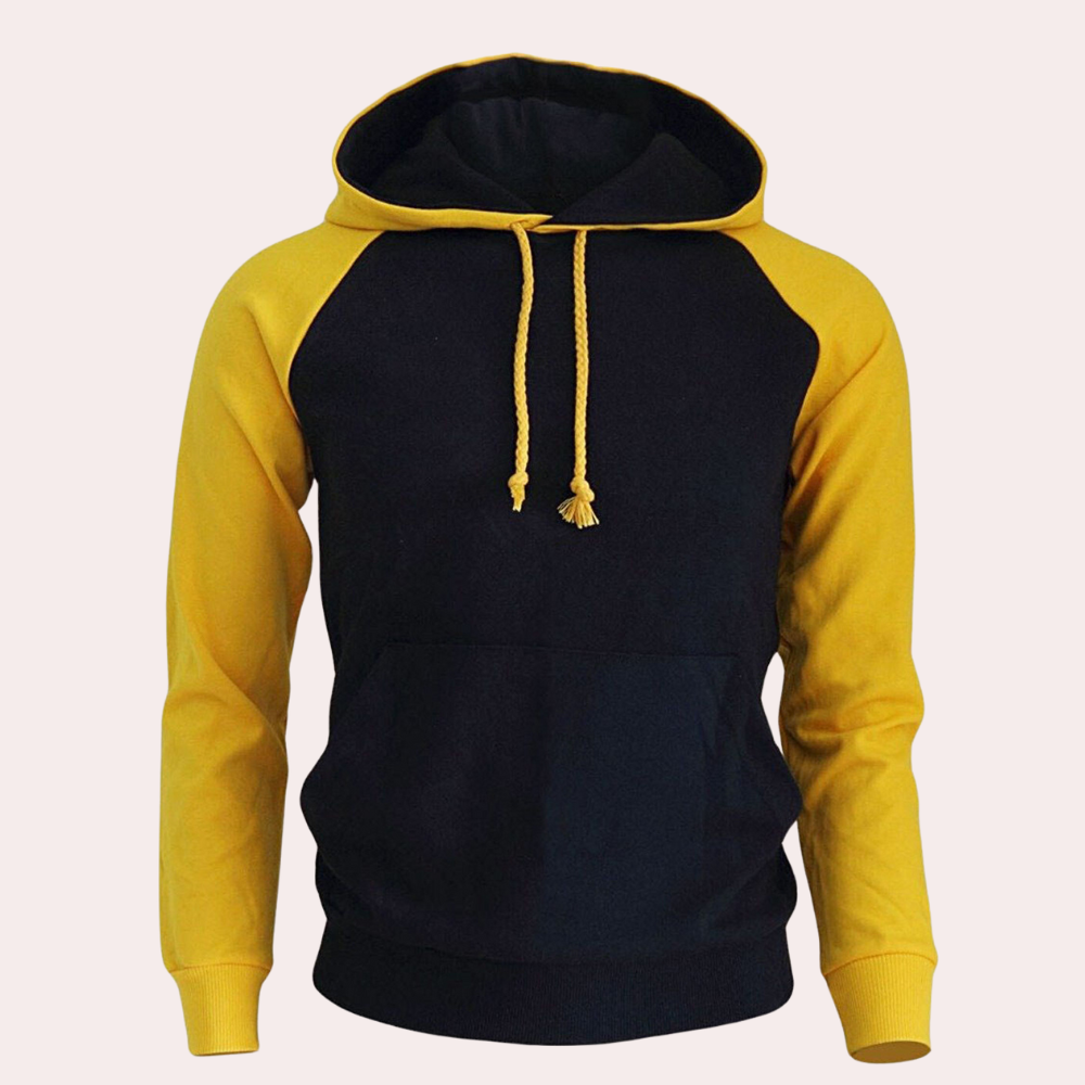 Sweat à capuche color-block pour homme
