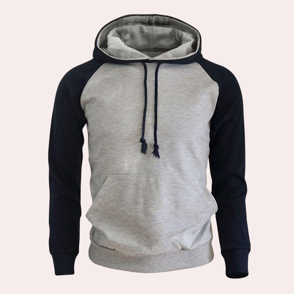 Sweat à capuche color-block pour homme