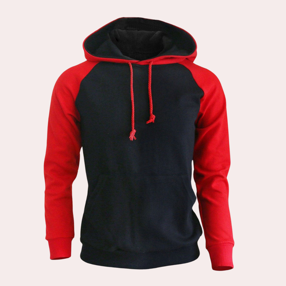 Sweat à capuche color-block pour homme