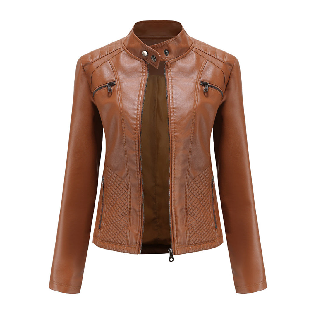 Xandrah | Veste en cuir élégante