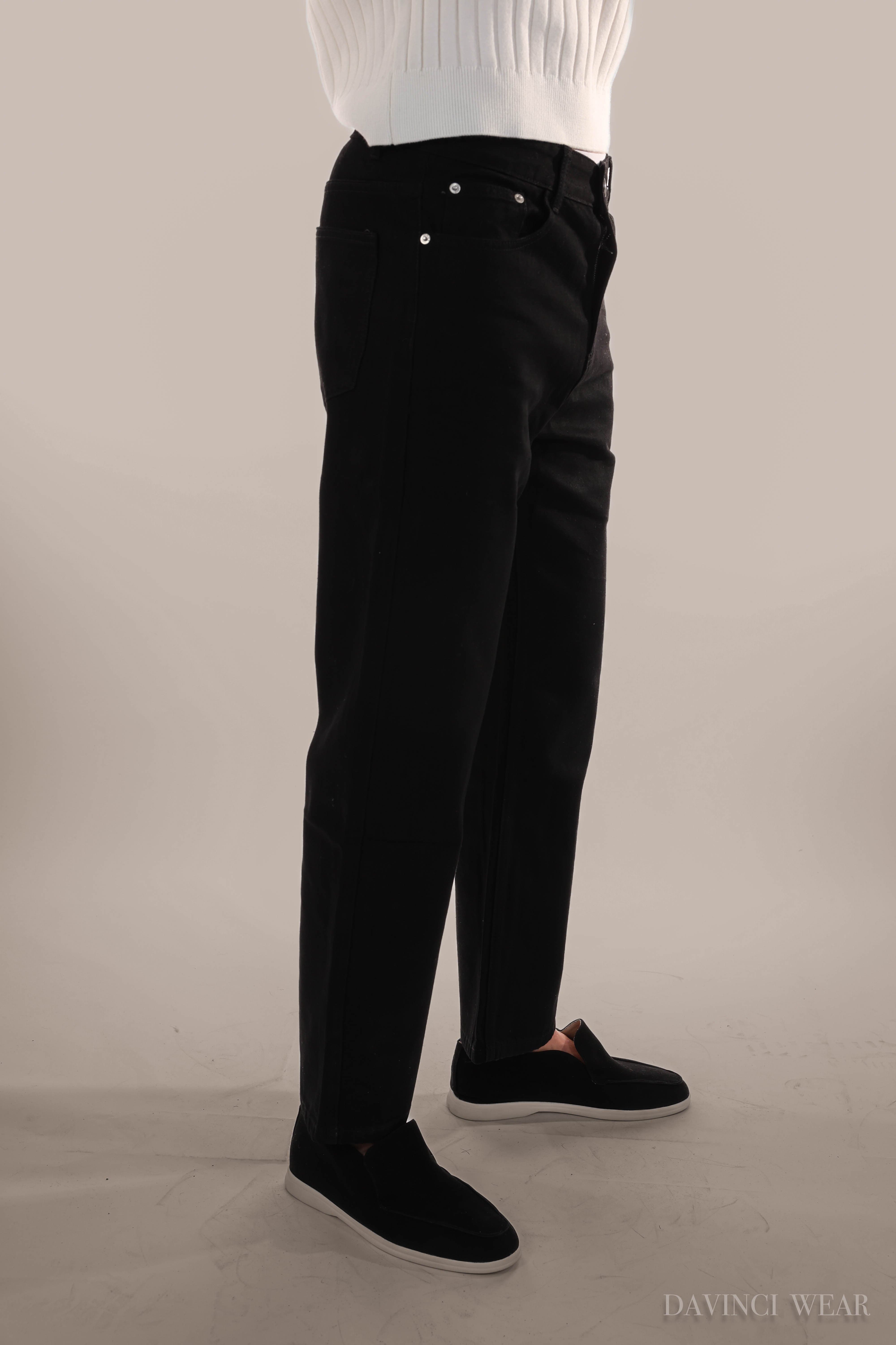Bellachicha - Pantalon en jean noir
