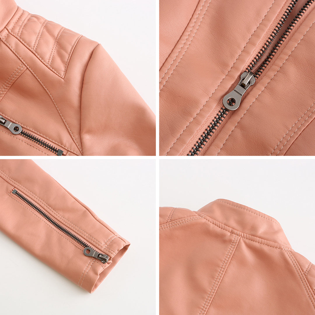 Xandrah | Veste en cuir élégante
