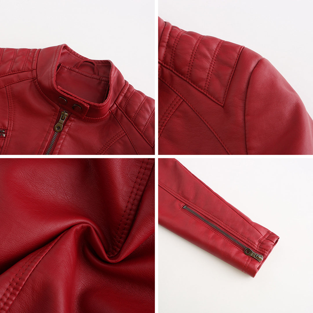 Xandrah | Veste en cuir élégante