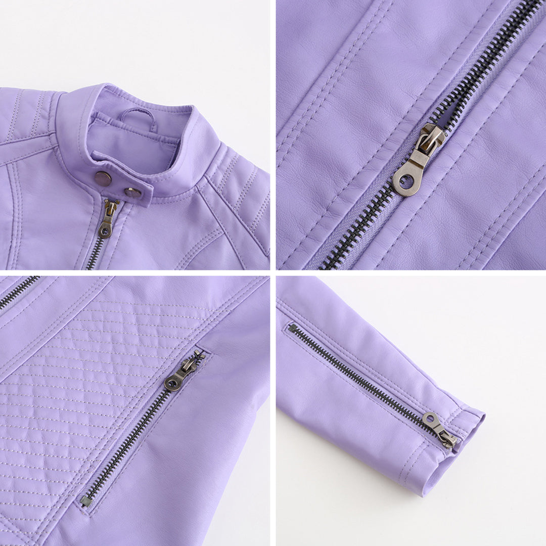 Xandrah | Veste en cuir élégante