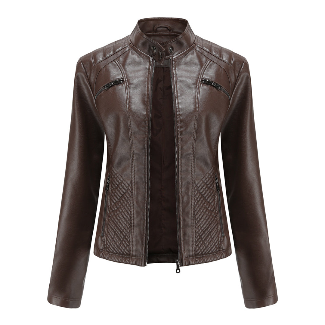 Xandrah | Veste en cuir élégante