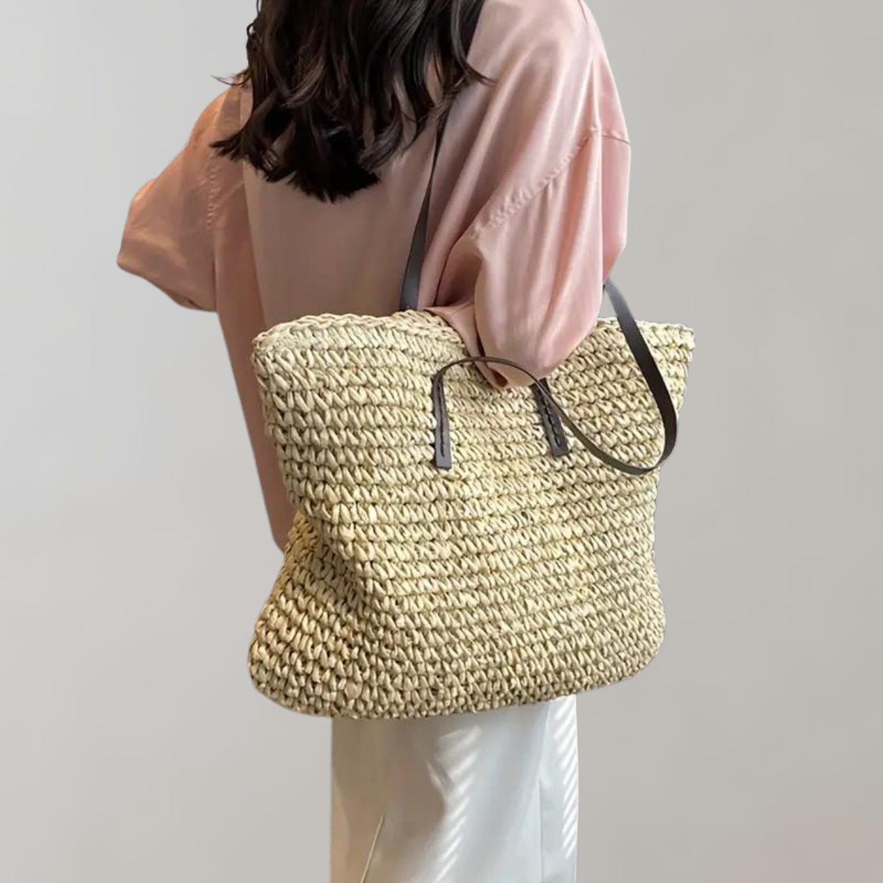 Bellachicha - große gewebte Tragetasche | Tasche im Bohemian-Beachy-Stil