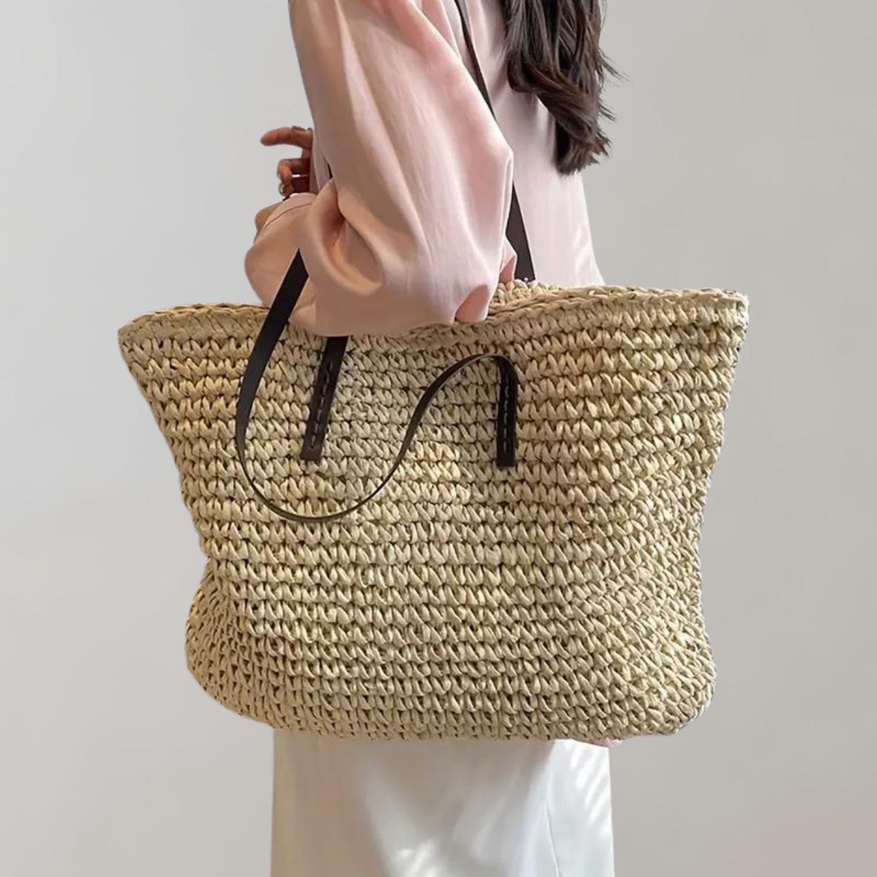 Bellachicha - große gewebte Tragetasche | Tasche im Bohemian-Beachy-Stil