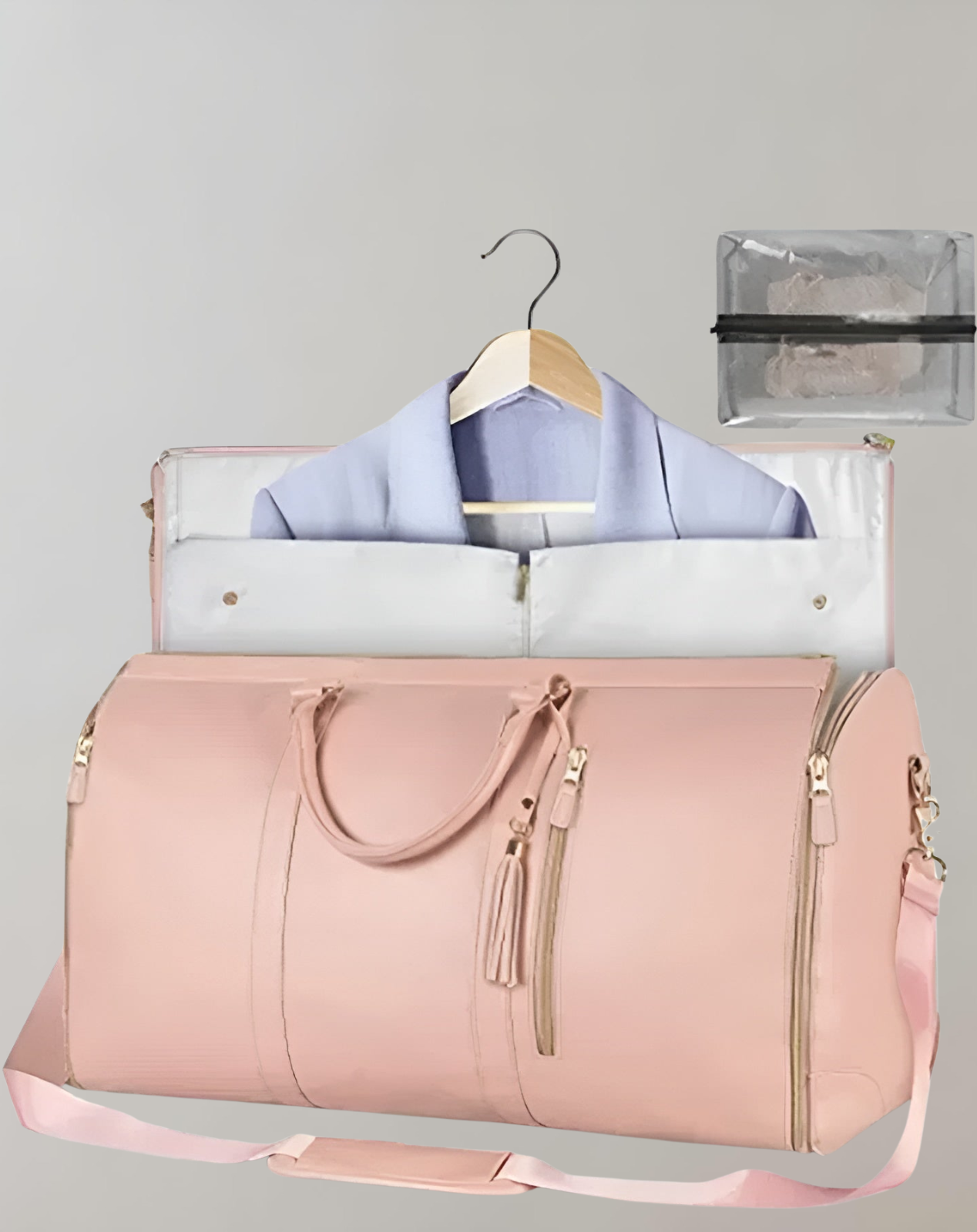 Bellachicha - Eleganter Kleiderorganizer Umhängetasche aus Vegan Leder