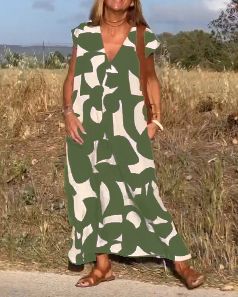 Zoey - Robe longue - Élégance décontractée