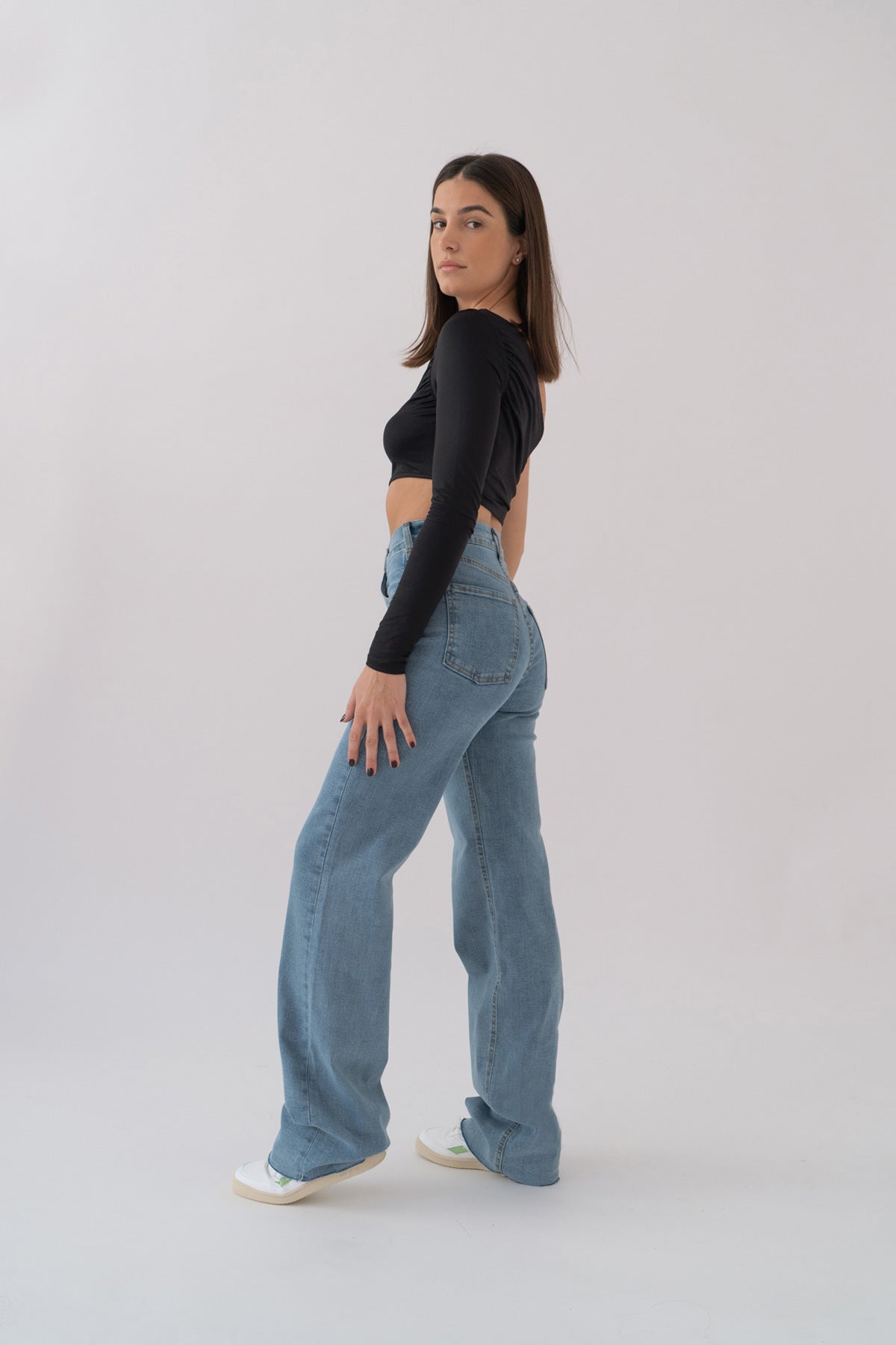 Prairie | Jean large bleu clair
