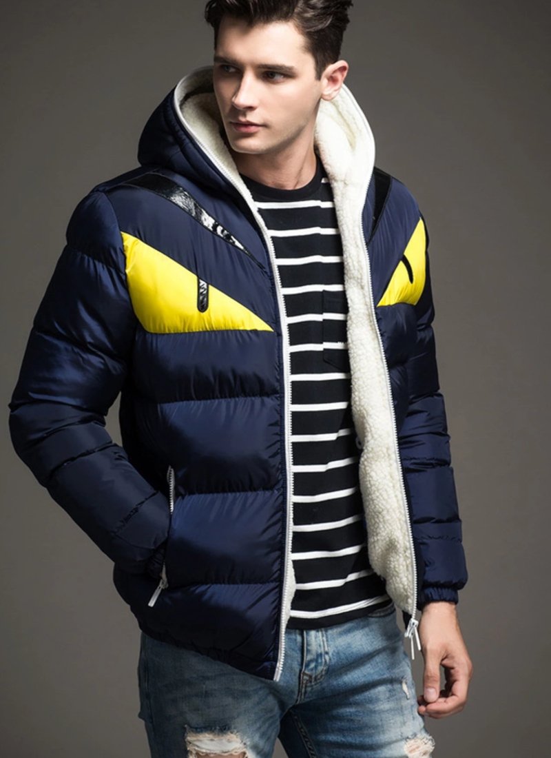 David - Hochwertige dicke Steppjacke