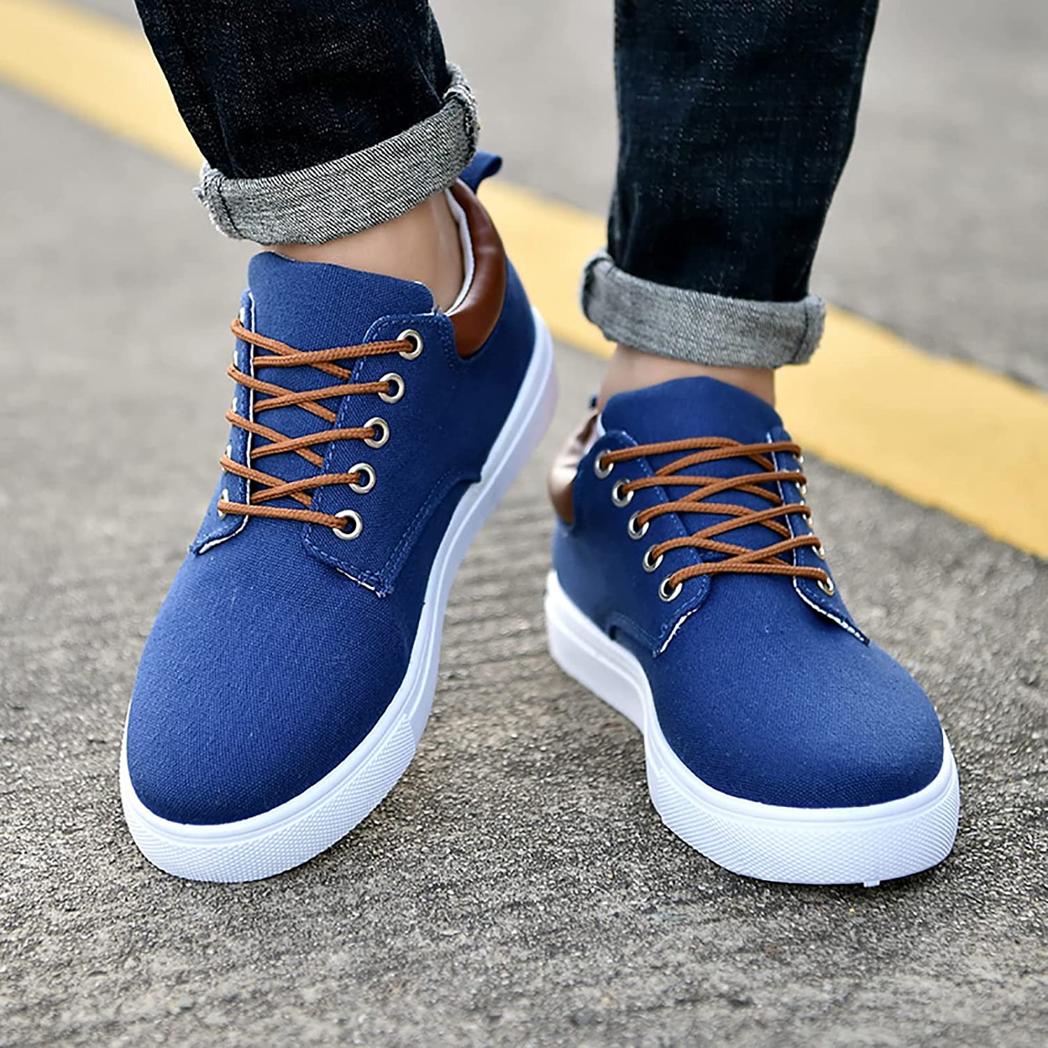 Henry - Herren Sneaker mit weißer Sohle